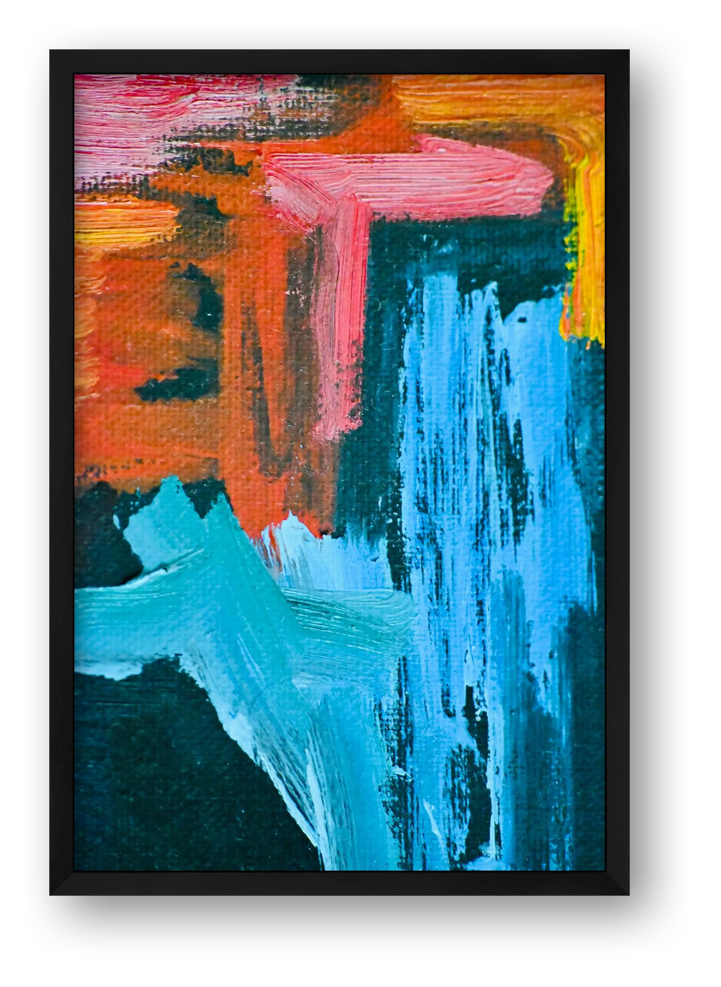 Abstract Oil Painting #2 — framed
