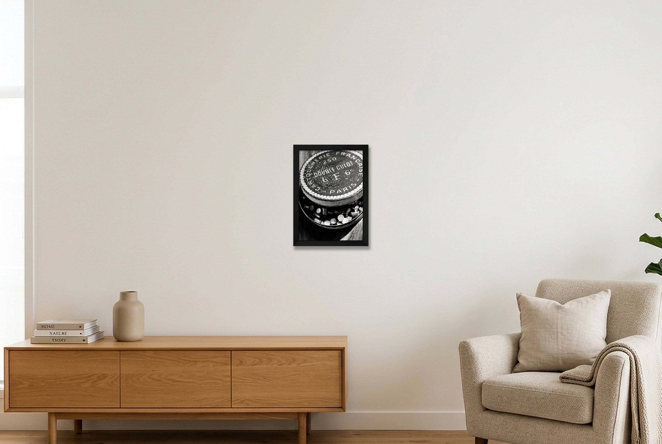 Double Culot B&W — A4 (21×30cm, 8×12") Black Frame