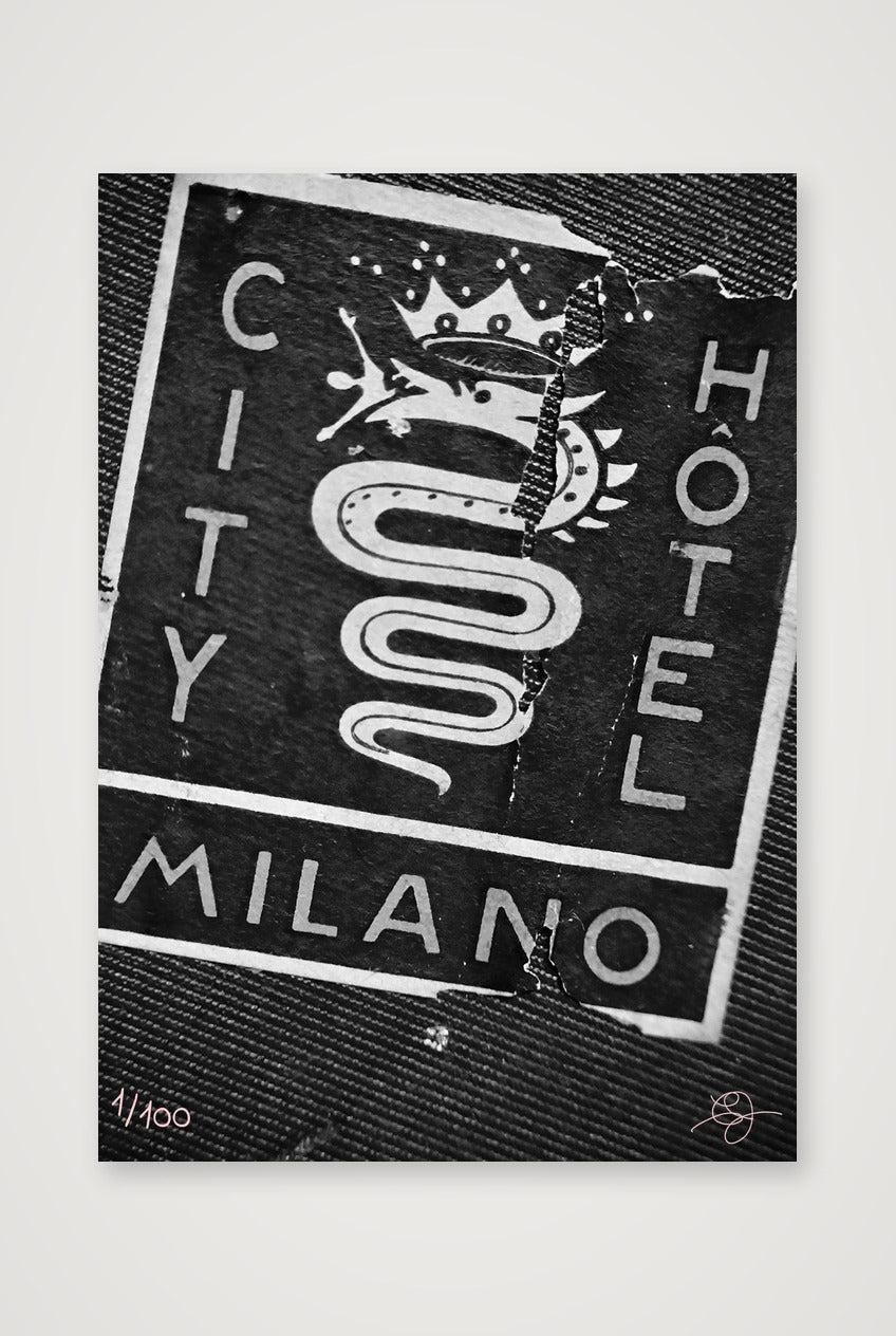 City Hotel Milano — A4 (21×30cm, 8×12") Print only