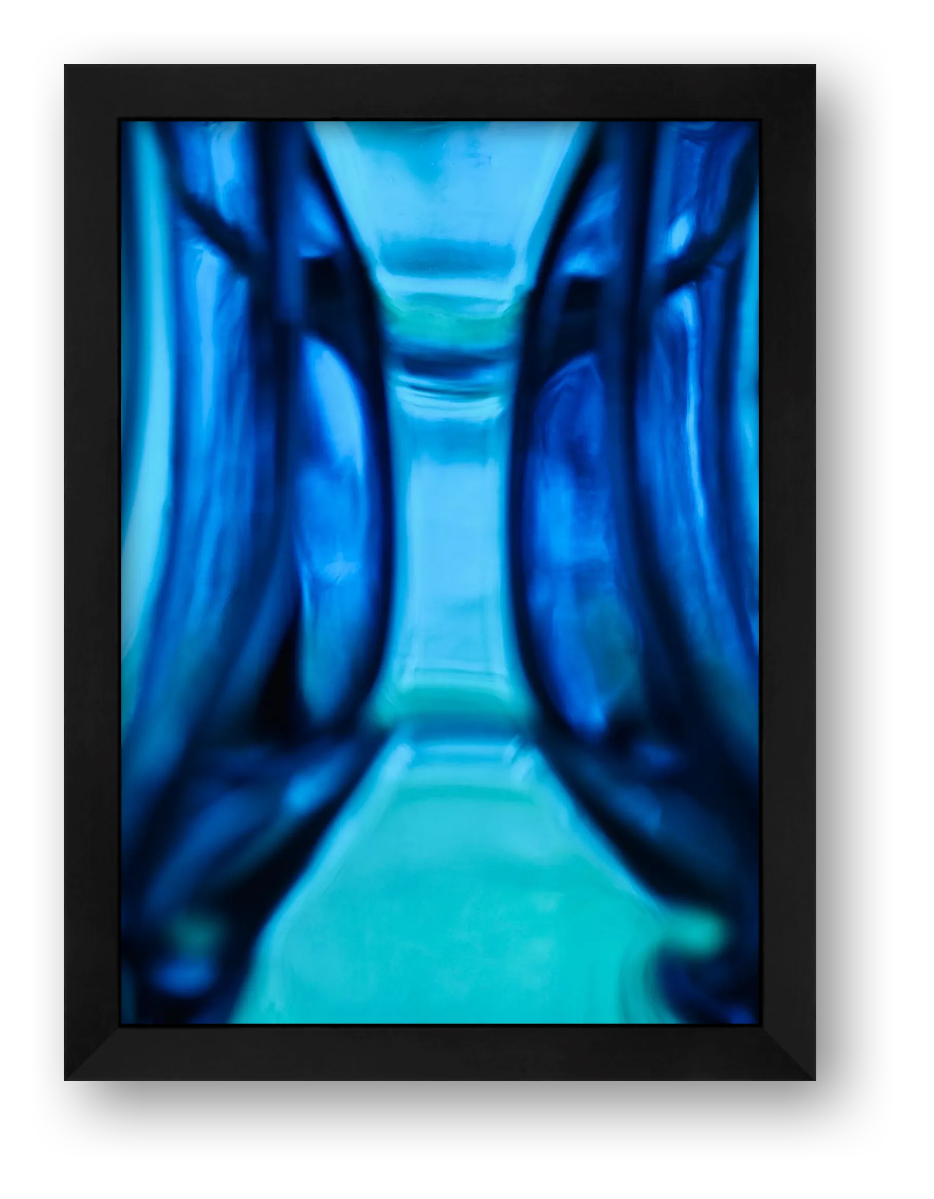 Blue Glass #1 — framed
