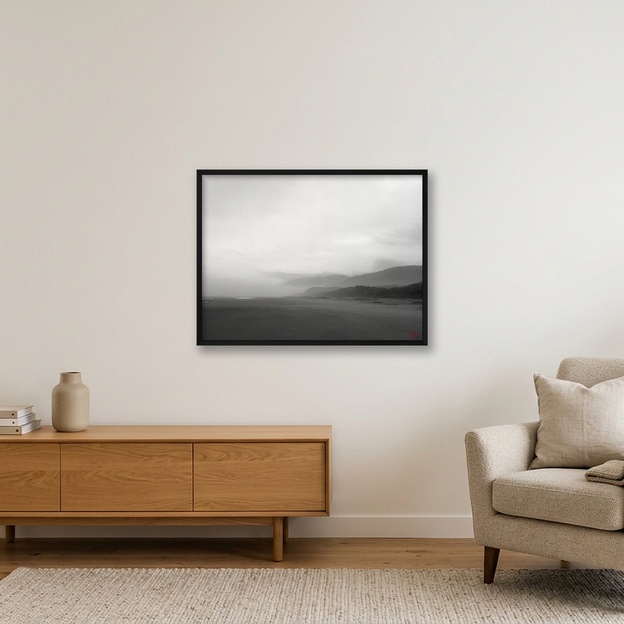 Washburne Beach #1 — 80×60cm, 31×24" Black Frame