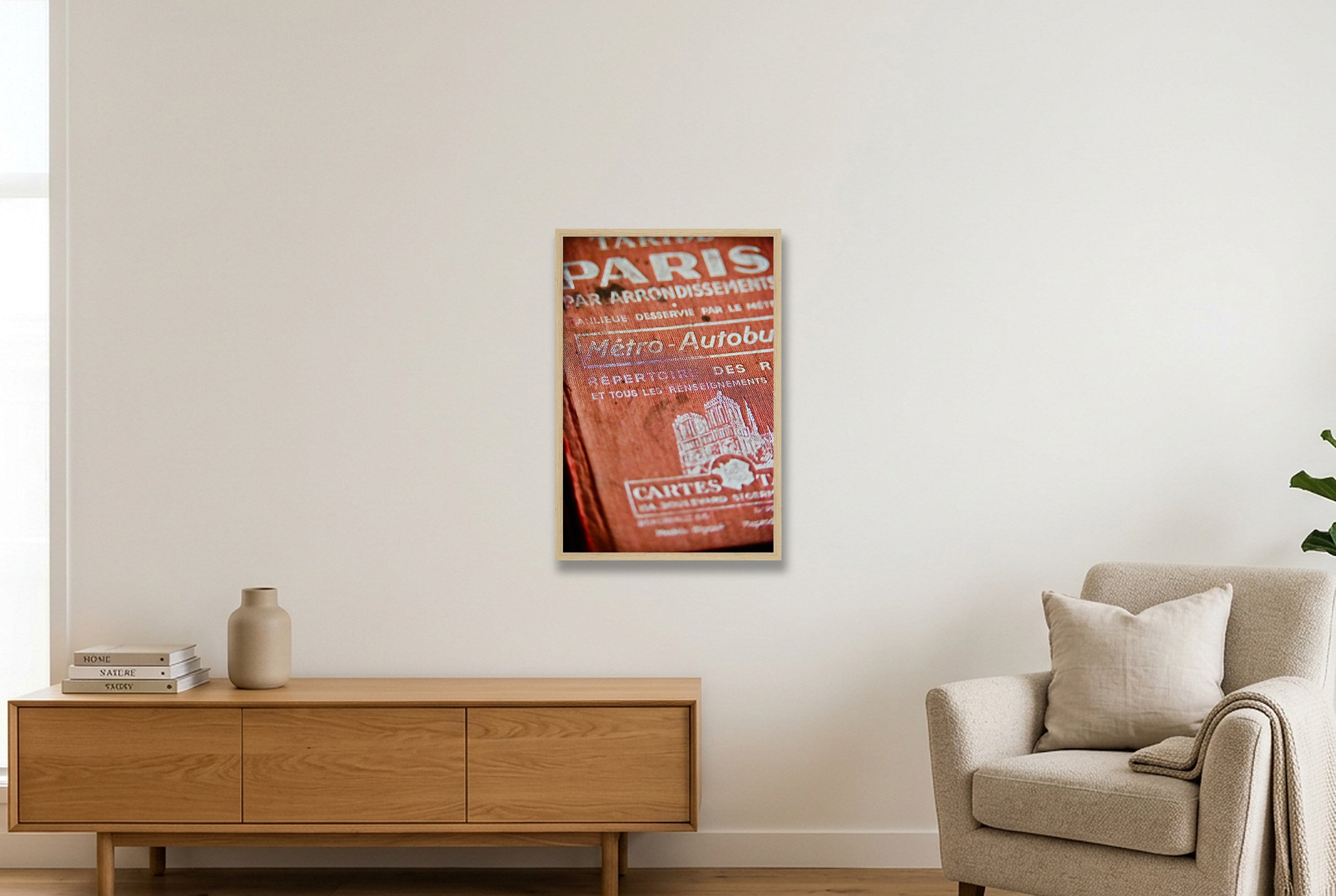 Taride Paris — 40×60cm, 16×24" Oak Frame
