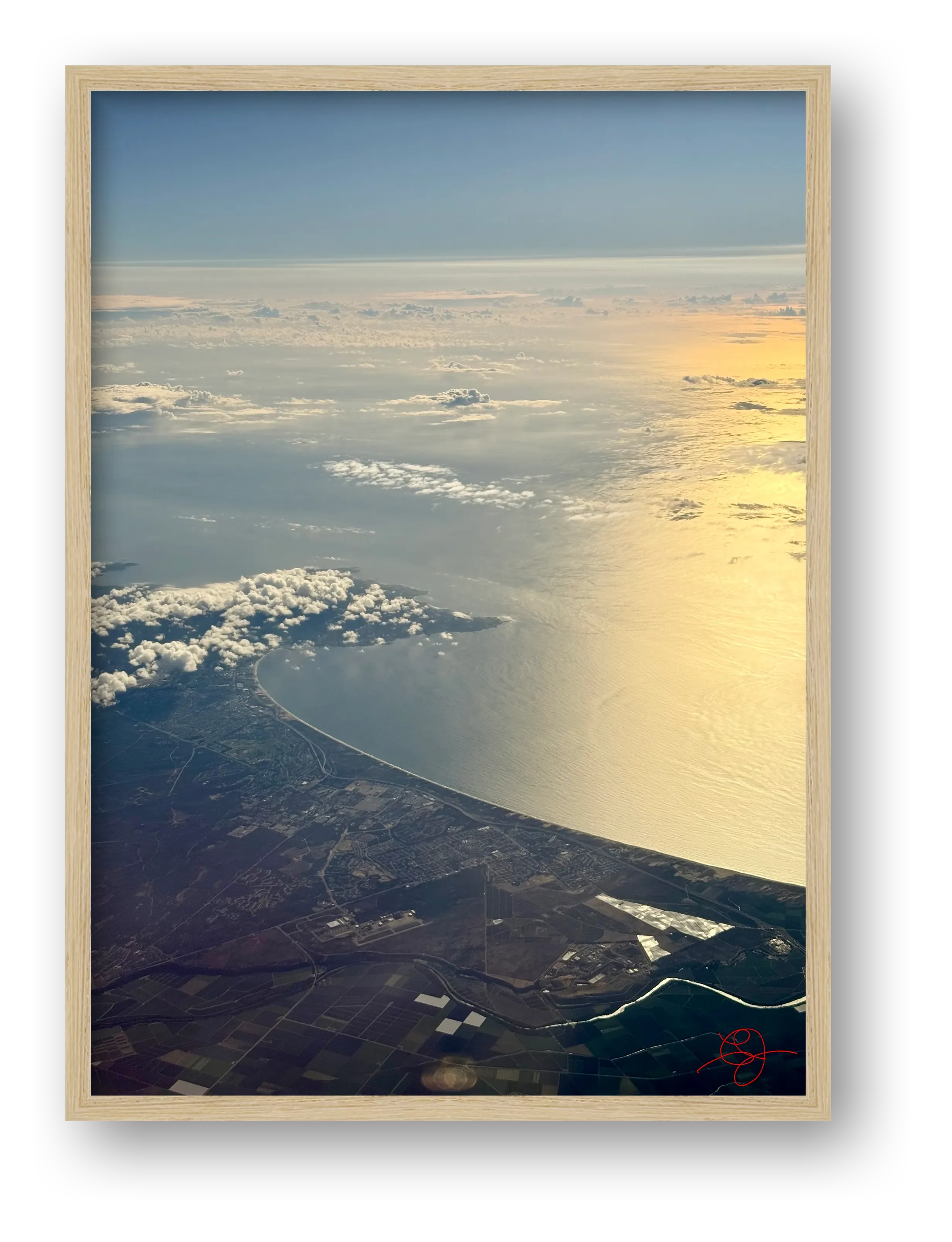 Pacific Ocean — framed