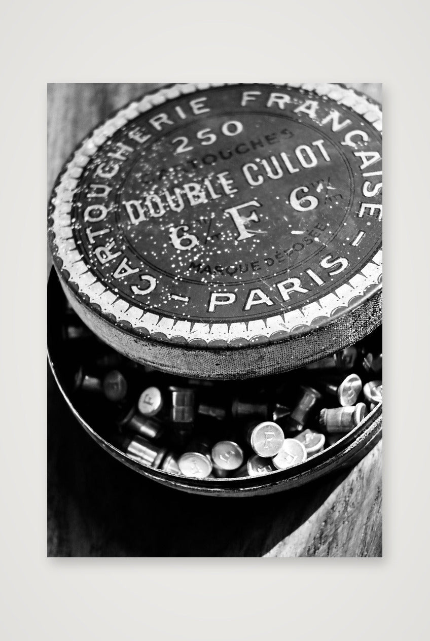 Double Culot B&W — A4 (21×30cm, 8×12") Print only