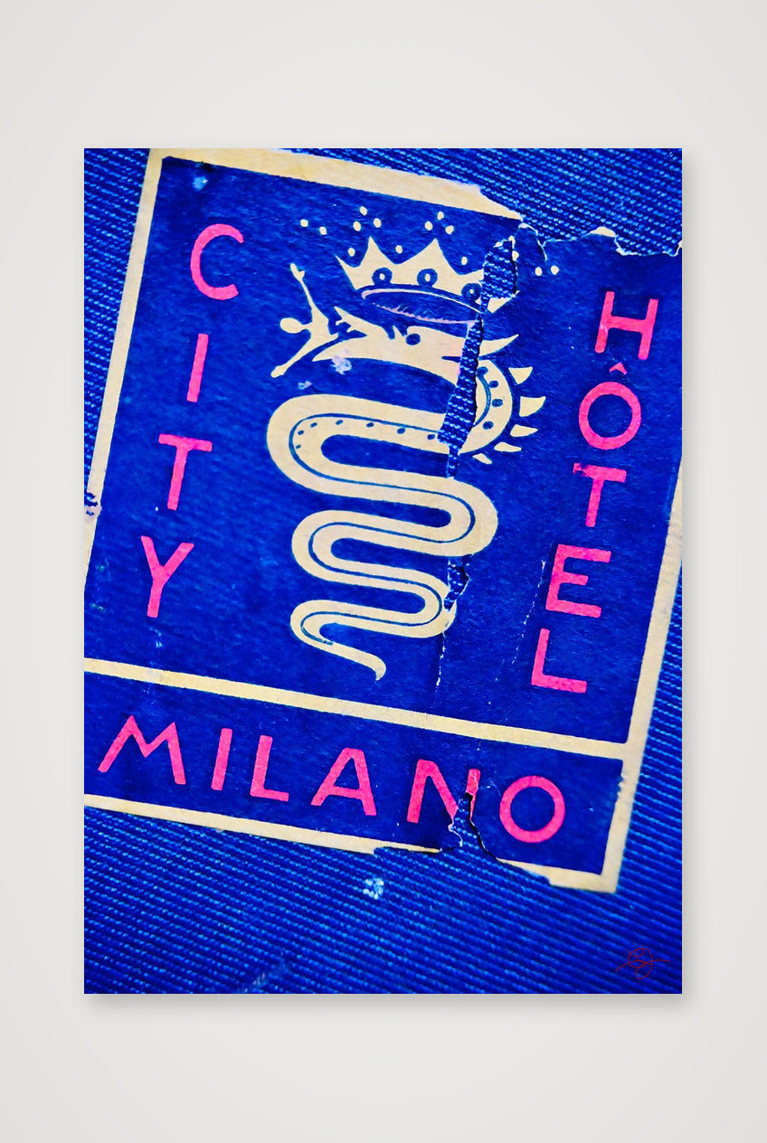 Hotel Milano — A4 (21×30cm, 8×12") Print only