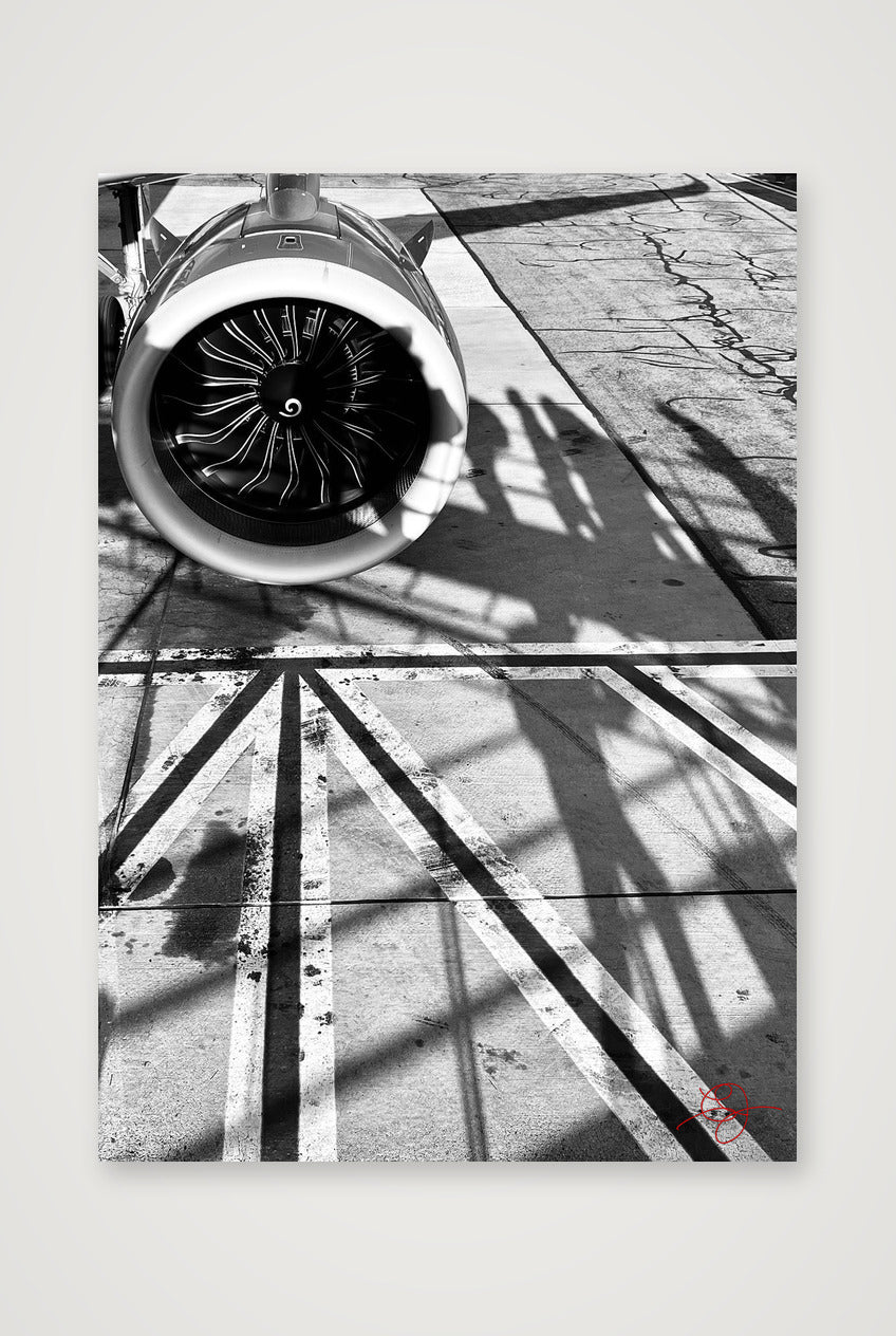 Engine B&W — A4 (21×30cm, 8×12") Print only