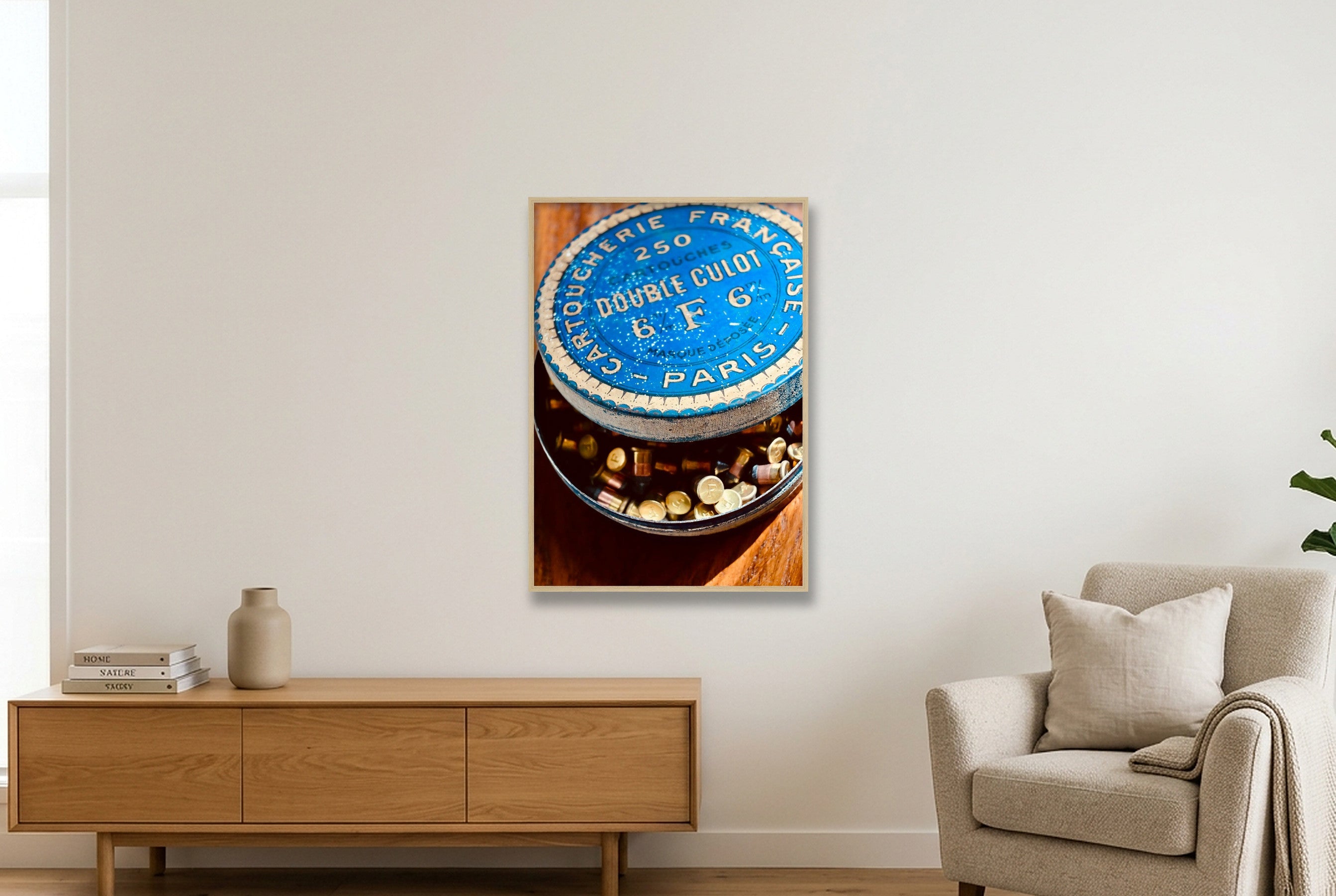 Double Culot — 70×100cm, 28×39" Oak Frame