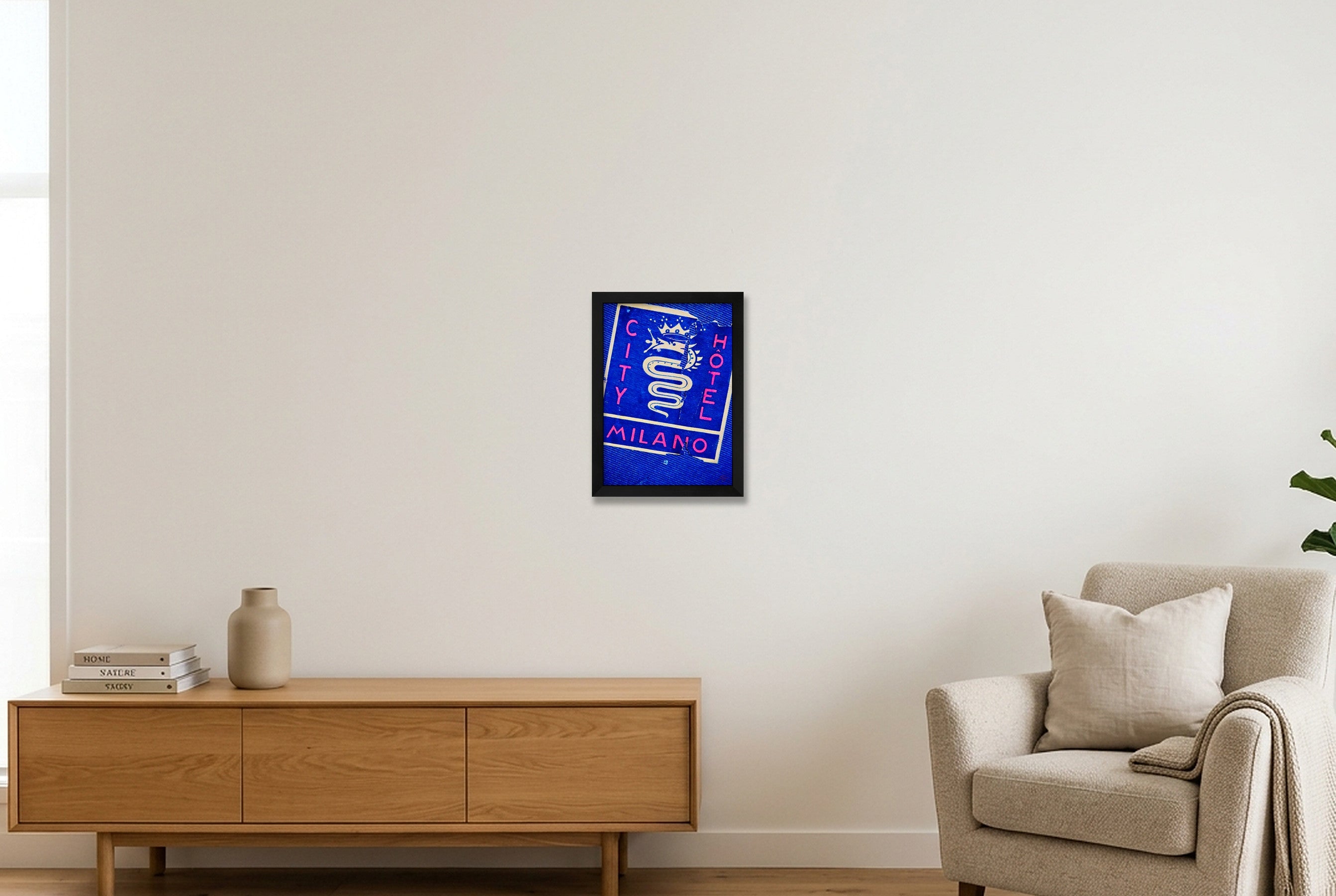 Hotel Milano — A4 (21×30cm, 8×12") Black Frame