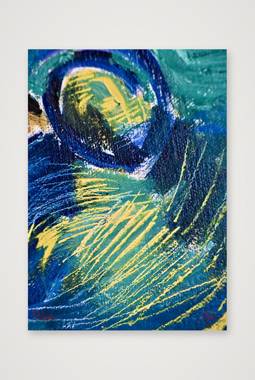 Untitled Oil on Canvas #2 — A4 (21×30cm, 8×12") Print only