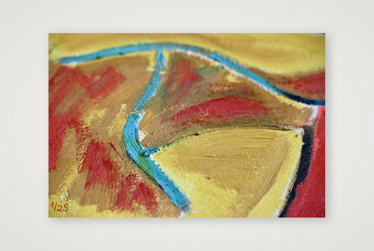 Untitled Oil on Canvas #1 — 60×40cm, 24×16" Print only