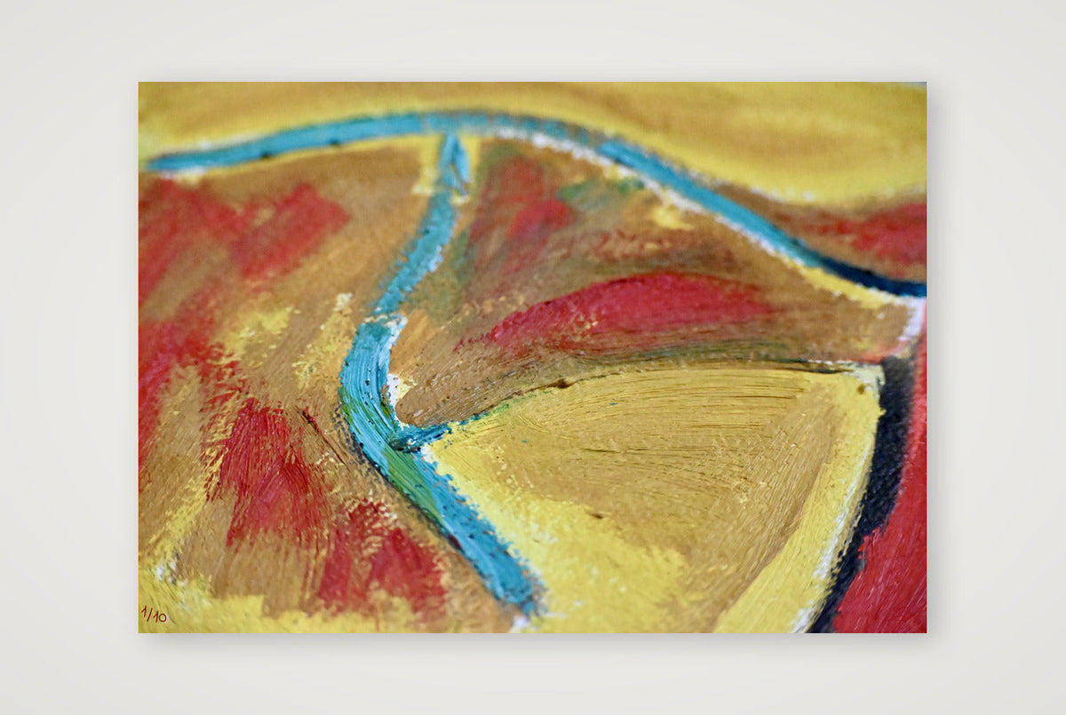 Untitled Oil on Canvas #1 — 100×70cm, 39×28" Print only