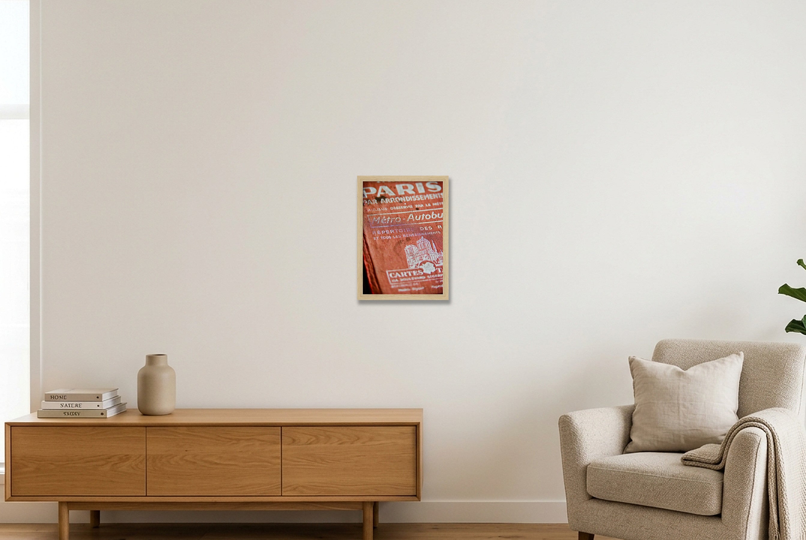 Taride Paris — A4 (21×30cm, 8×12") Oak Frame
