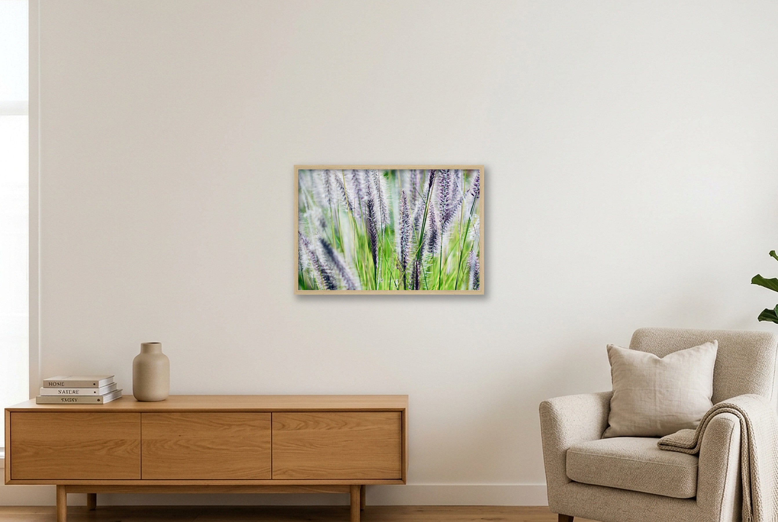 Untitled — 60×40cm, 24×16" Oak Frame