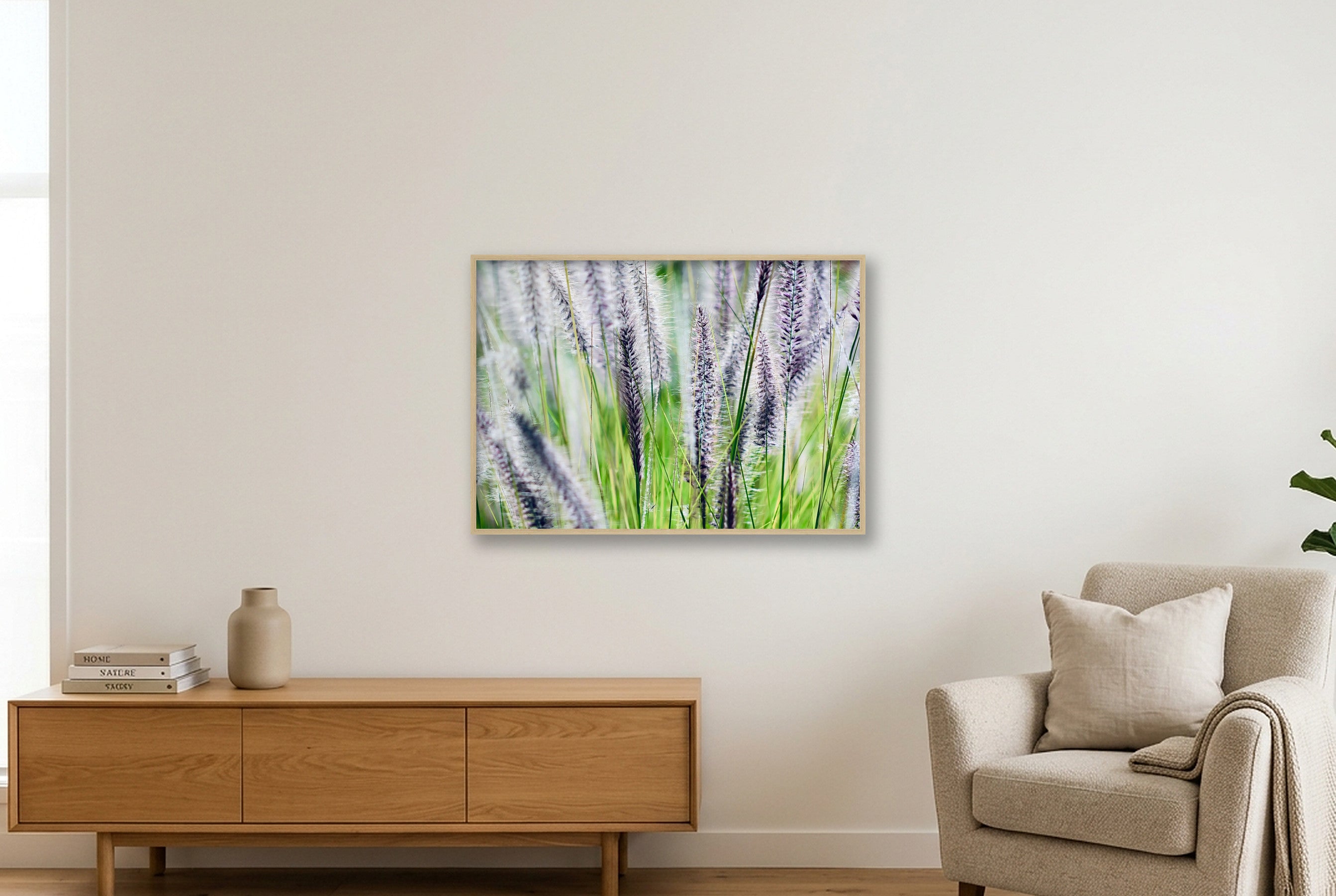 Untitled — 100×70cm, 39×28" Oak Frame