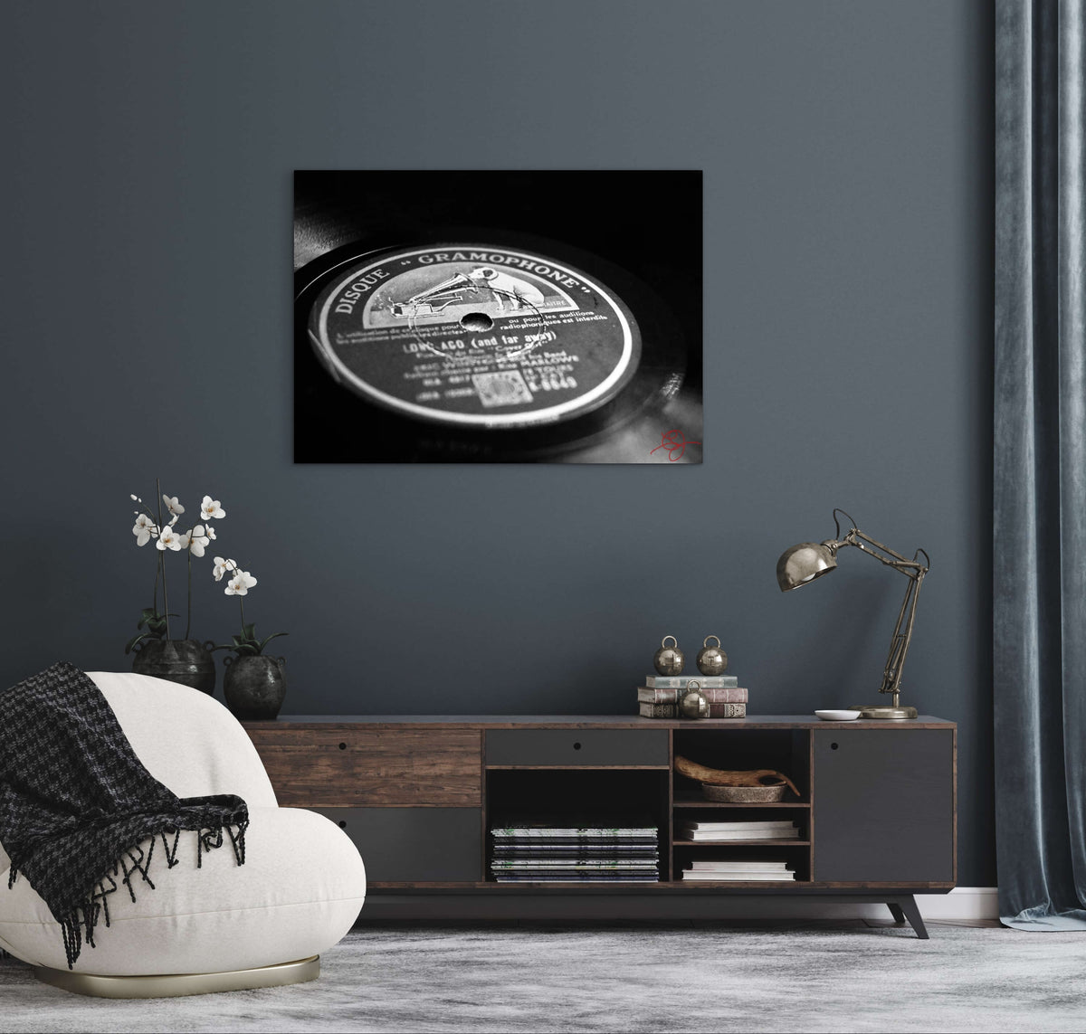 Disque Gramophone B&W