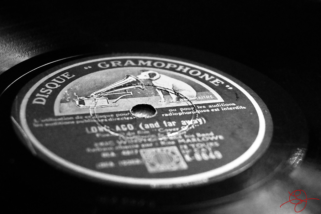 Disque Gramophone B&W