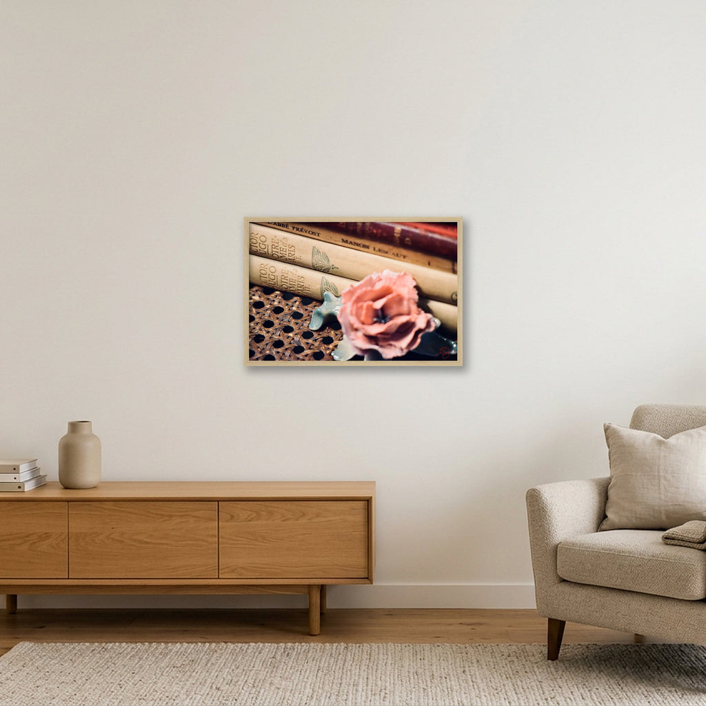 Victor Hugo — 60×40cm, 24×16" Oak Frame