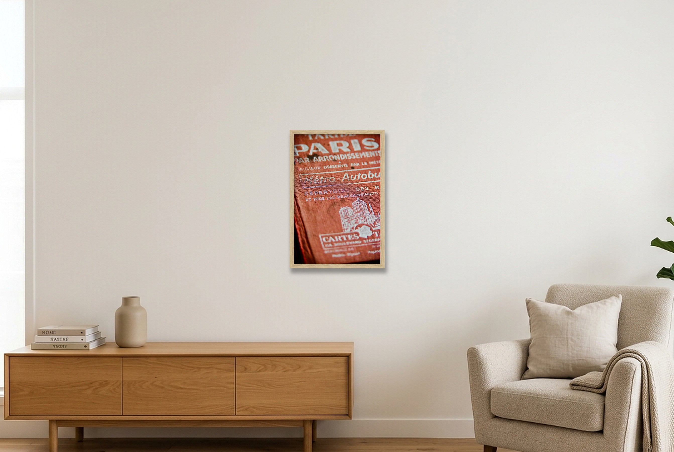 Taride Paris — 30×45cm, 12×18" Oak Frame