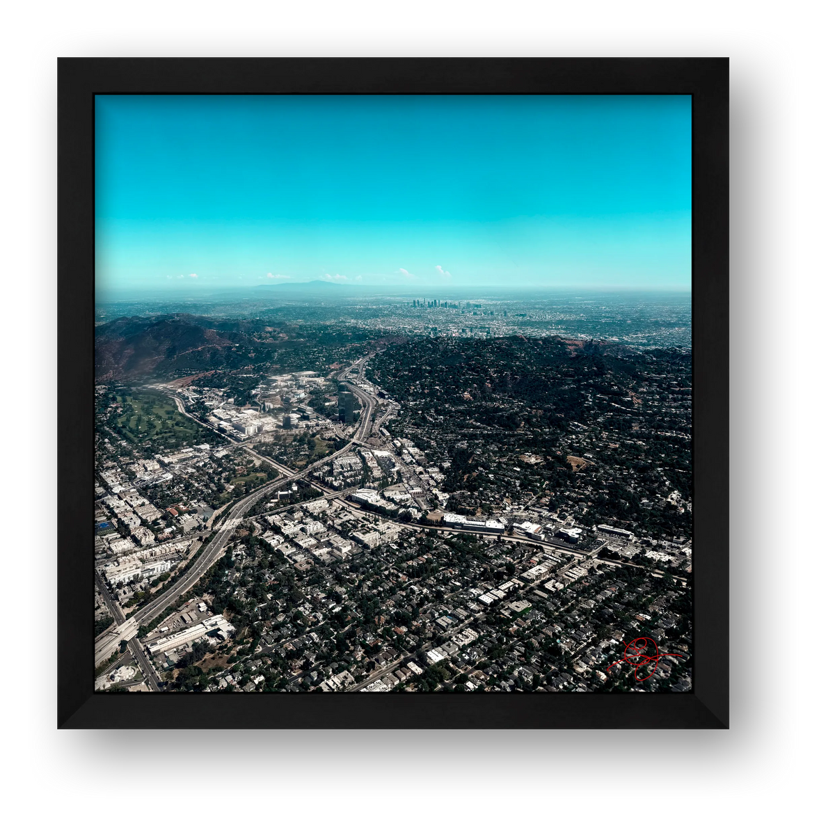 LA Freeways — framed