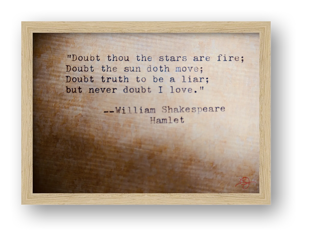 Shakespeare  — framed