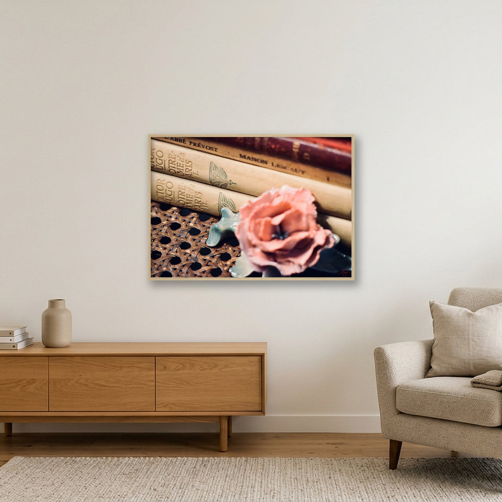 Victor Hugo — 100×70cm, 39×28" Oak Frame
