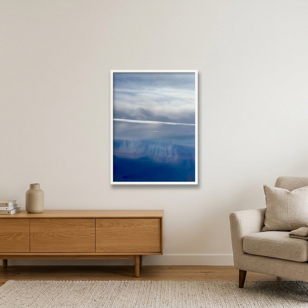 Desert Rain — 60×80cm, 24×31" White Frame