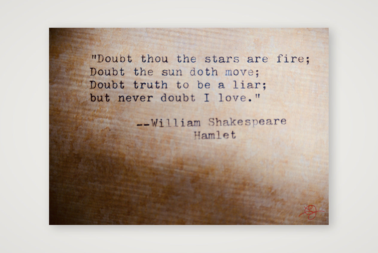 Shakespeare  — A4 (30×21cm, 12×8") Print only