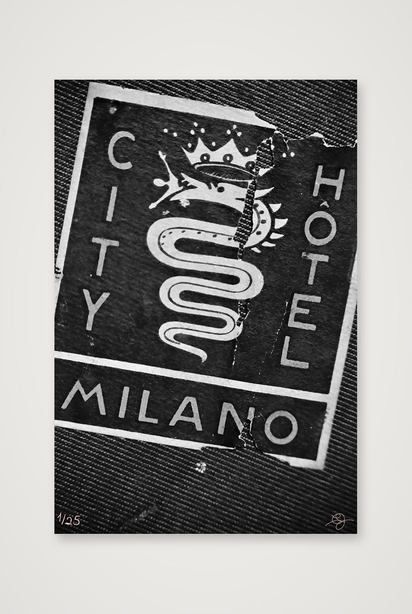 City Hotel Milano — 40×60cm, 16×24" Print only